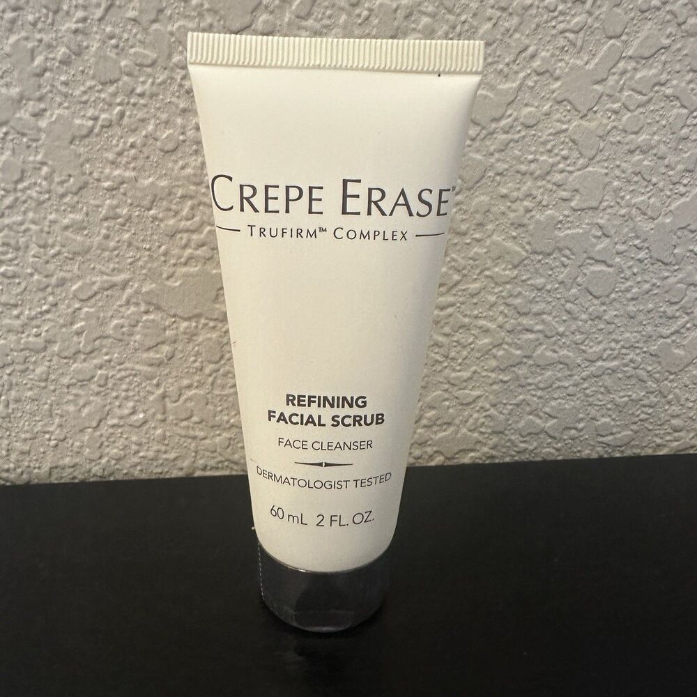 Crepe Erase – Refining Facial Scrub 2 oz New And Sealed Trufirm‎ Facial Cleanser